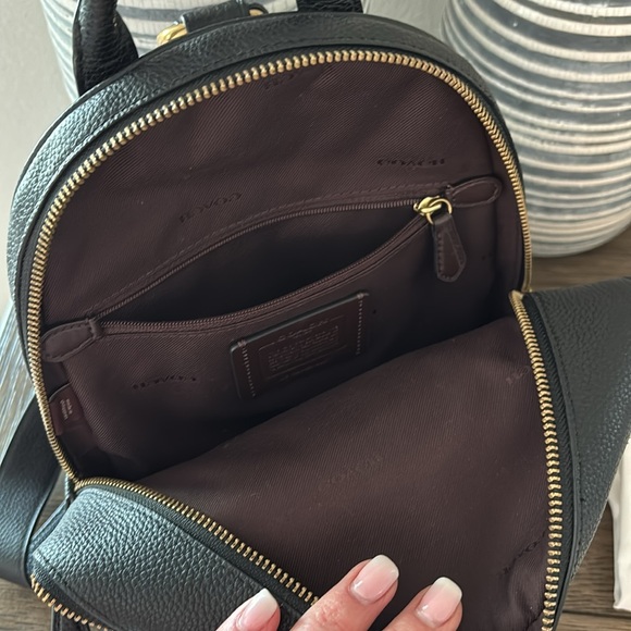 Coach Carrie 23 Backpack Black NWT - Picture 10 of 12